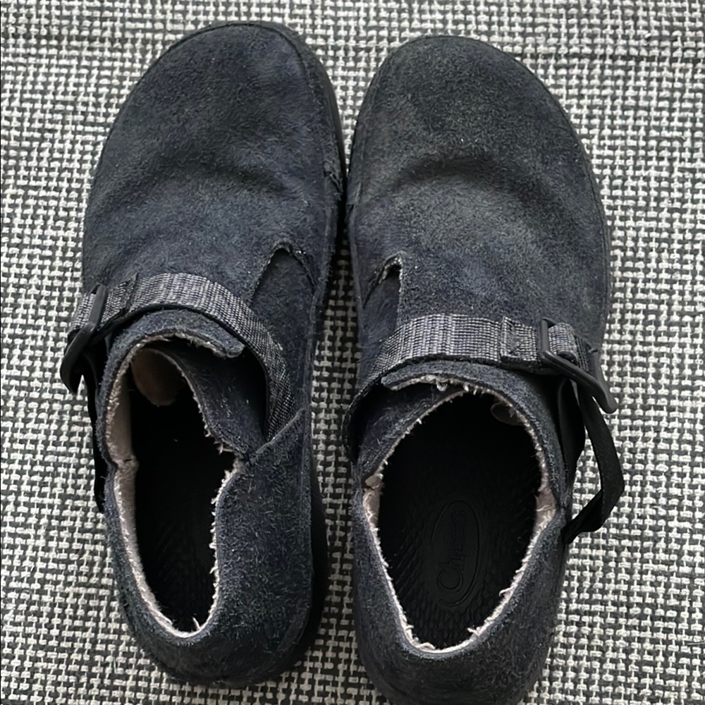 Chaco Black Chukka Boots with Suede Finish